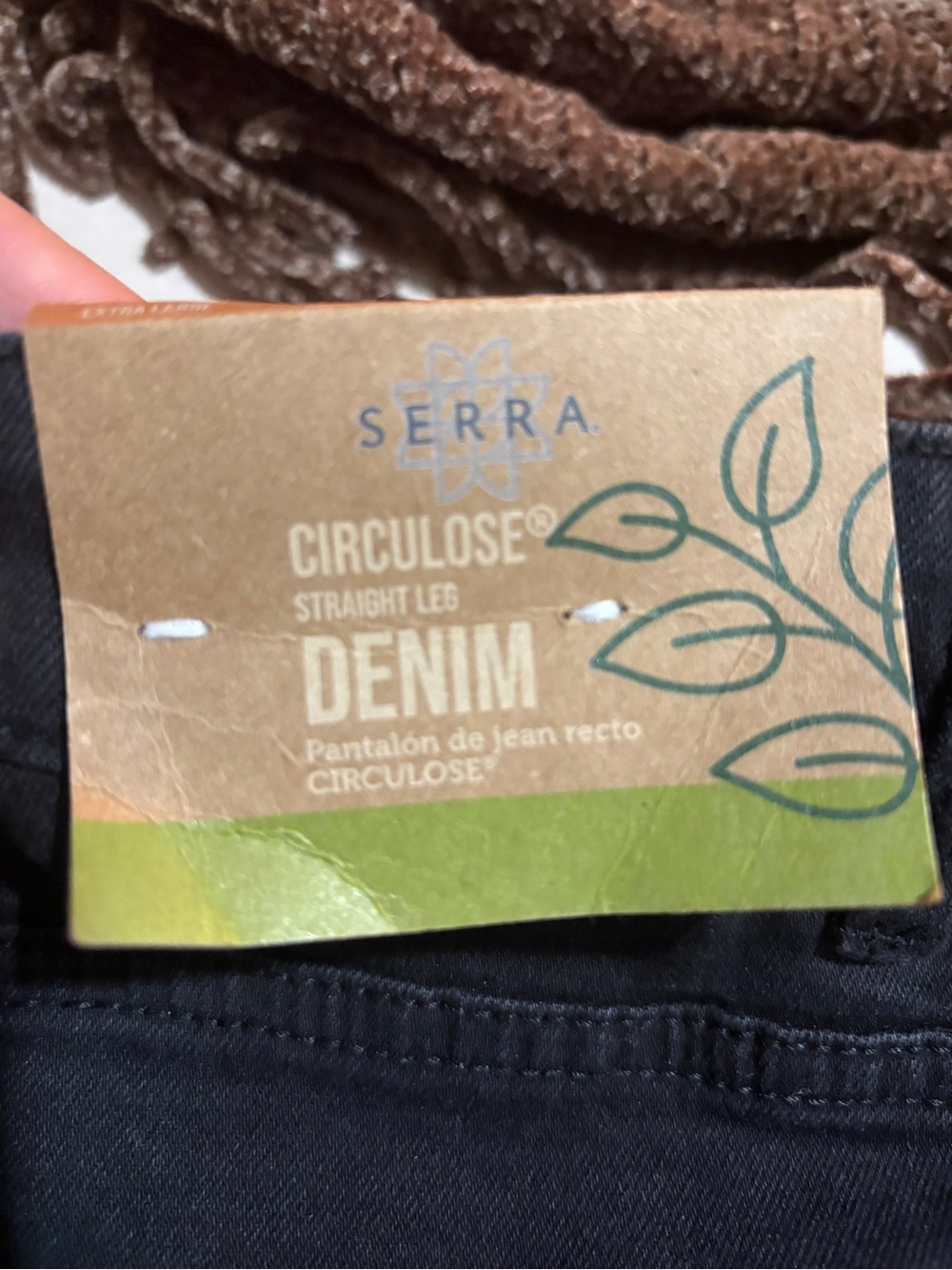 Serra Black High-Rise Straight Leg Jeans with Tag sz XL - Picture 9 of 10